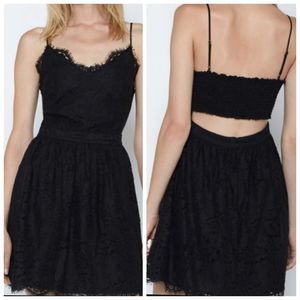 Joie Hudette Black Lace Dress